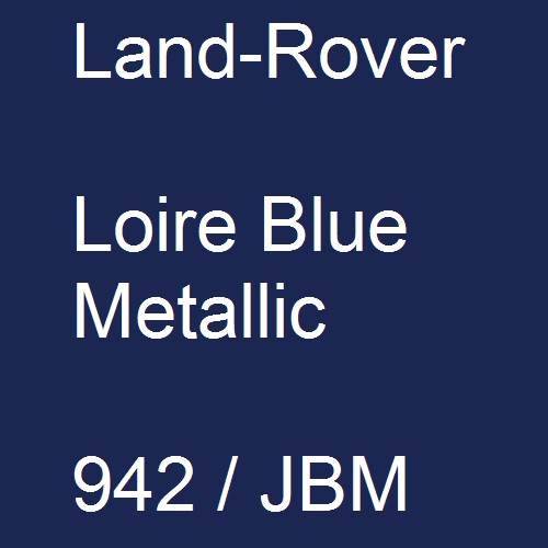 Land-Rover, Loire Blue Metallic, 942 / JBM.